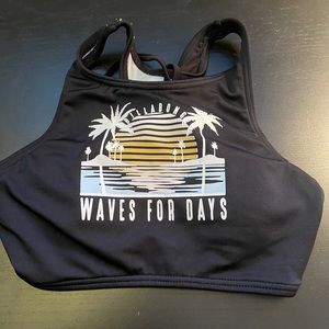 Girls billabong bikini top